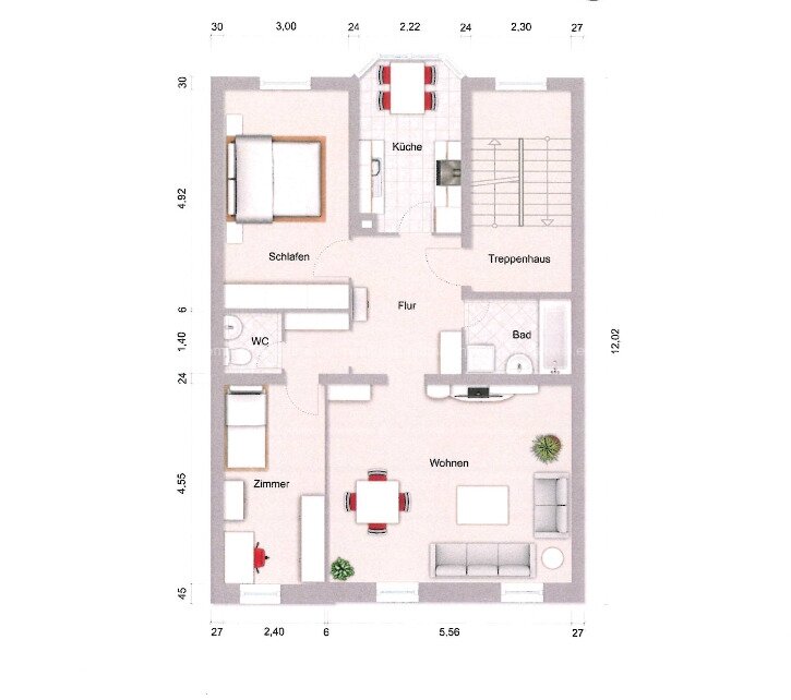 5-Familien-Wohnhaus als solides Investment!