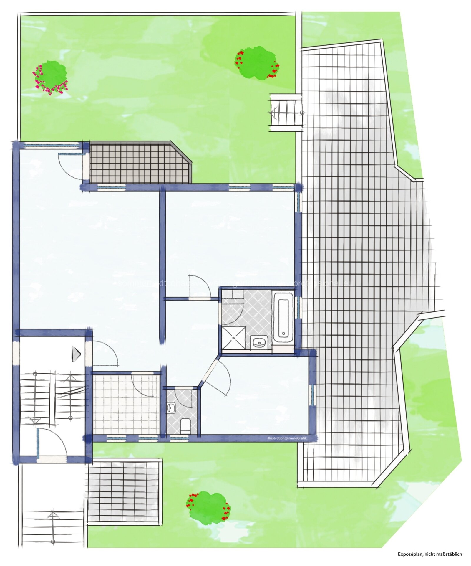 Ihr neues Zuhause im Herzen von Pforzheim-Rodgebiet – Moderne 3ZKB mit Balkon und Garten