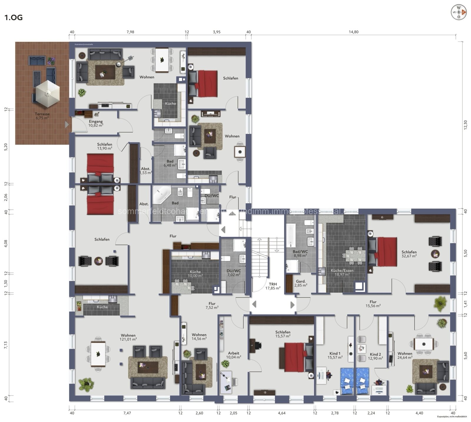 Investmentpaket/6 Wohnungen/10% AfA/vermietet/saniert/Hausverwaltung