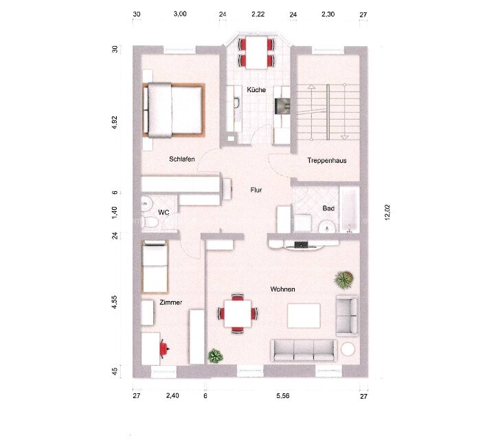 Grundriss 3.OG Grundriss 3.OG