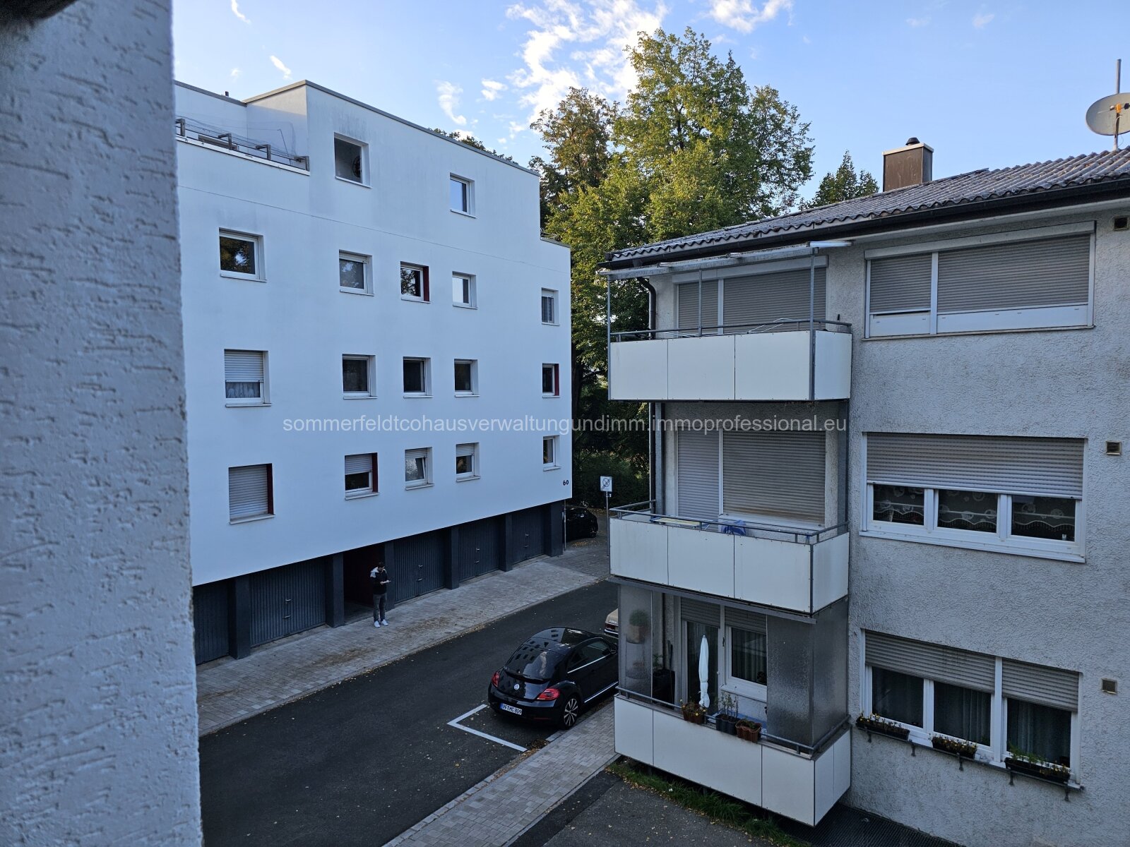 Ausblick Balkon